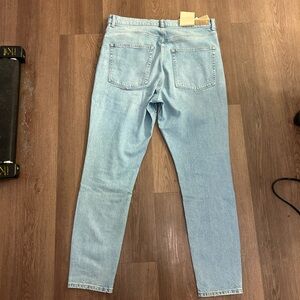 Ralph Lauren Women's Light Blue Straight High Rise Jeans
